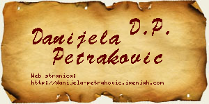 Danijela Petraković vizit kartica